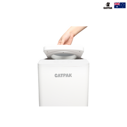 CATPAK「智能堆肥機」貓砂+廚餘→有機肥｜廚餘機｜4小時變花肥｜一機搞掂｜玻璃頂監控×自動清潔功能｜香港首創