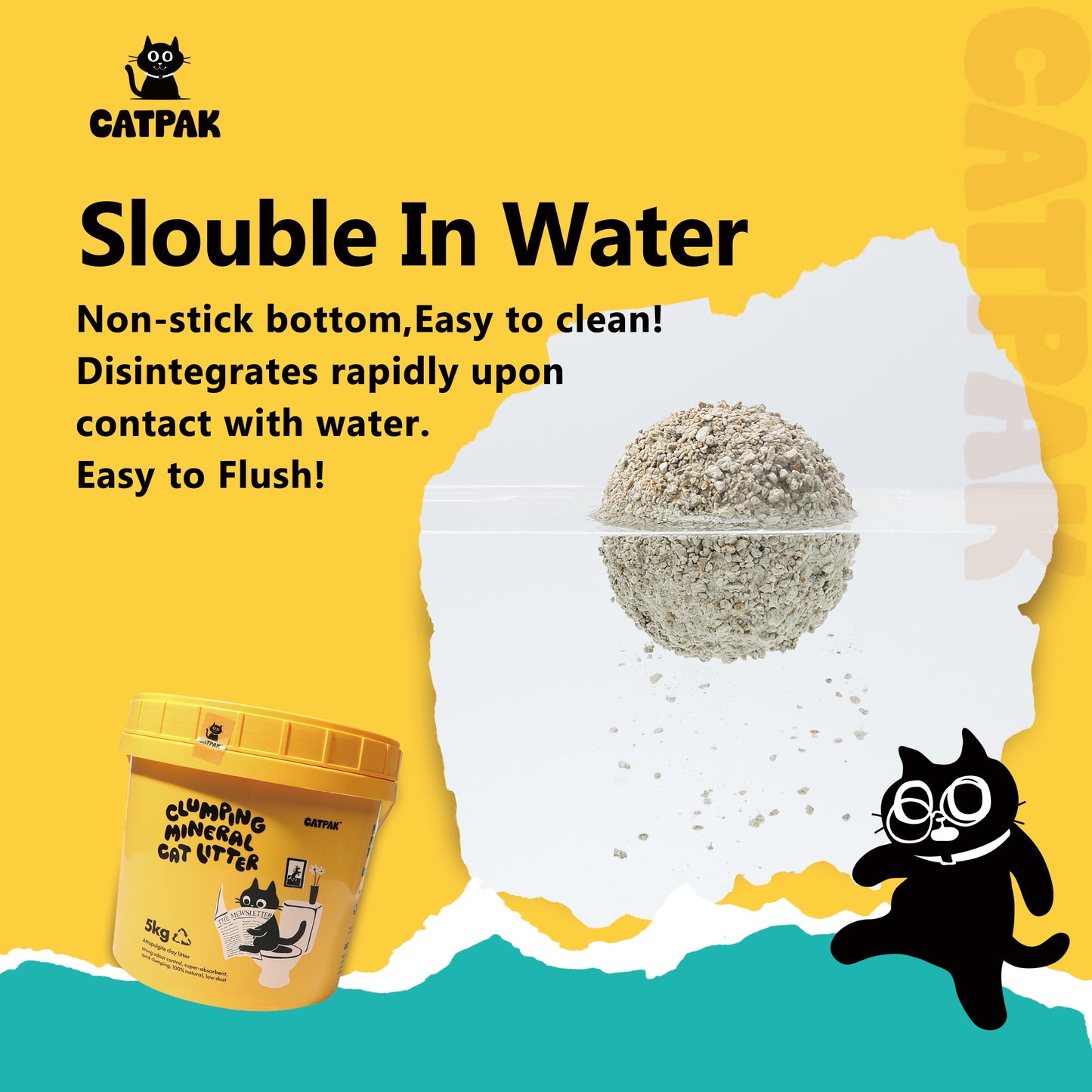 【4桶優惠】純天然礦物質-凹凸棒石貓砂 | 強效除臭| 抑菌低塵|環保減塑