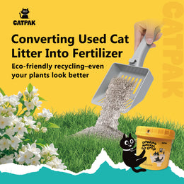 【4桶優惠】純天然礦物質-凹凸棒石貓砂 | 強效除臭| 抑菌低塵|環保減塑